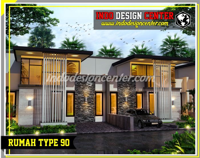 Desain rumah type 42 90