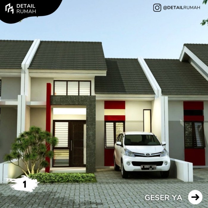 Desain rumah type 42 90