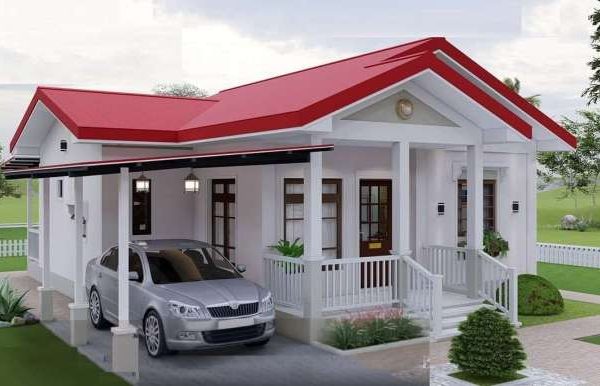 Desain rumah tanah 72 meter