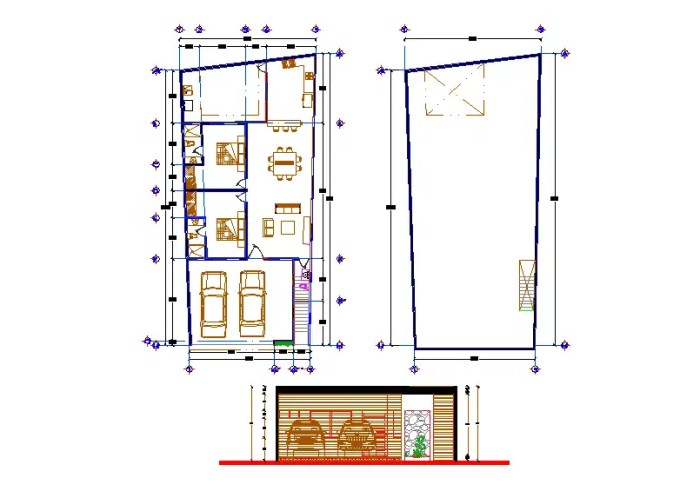 Desain rumah ukuran 9x20 meter