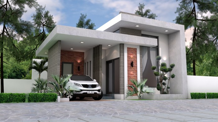 Desain rumah minimalis ukuran 8x10