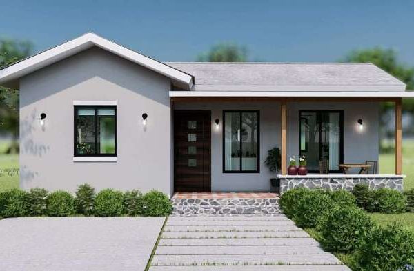 Desain rumah mungil asri