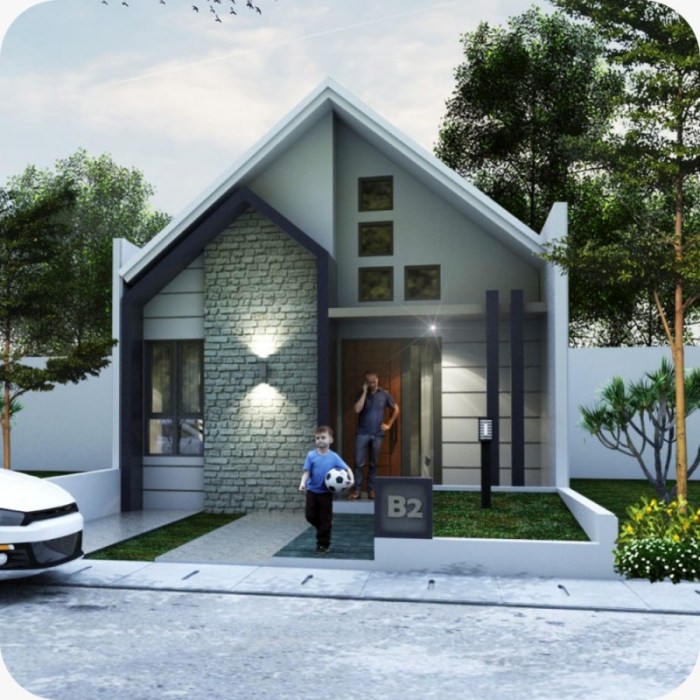 Desain rumah minimalis type 36 modern