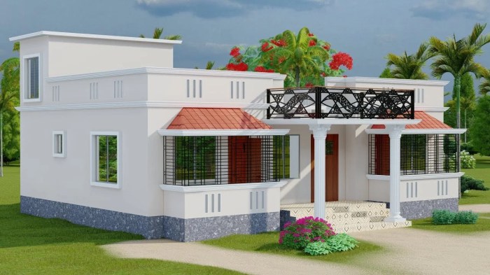 Desain rumah sederhana kampung