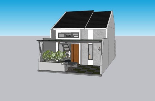 Desain tangga rumah minimalis type 36