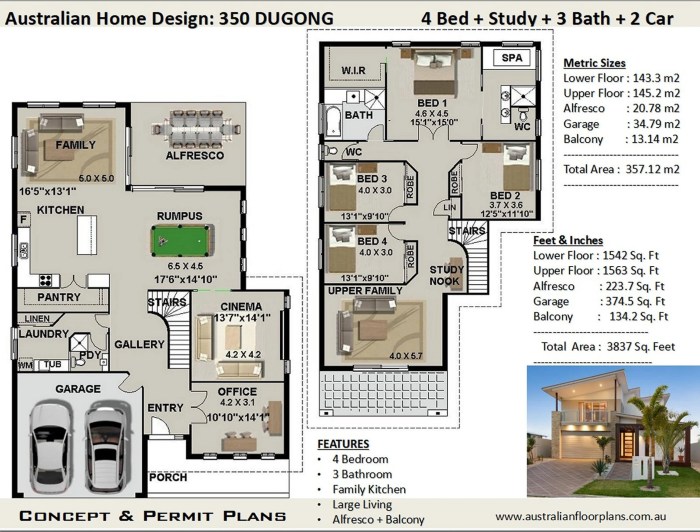 Desain struktur rumah 2 lantai