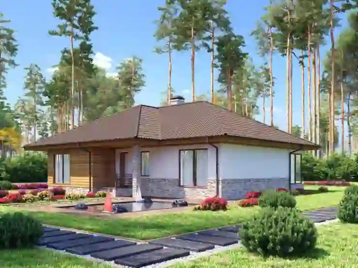 Desain rumah ukuran tanah 200m2